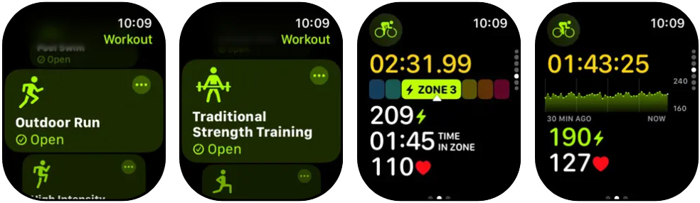 apple watch exercice