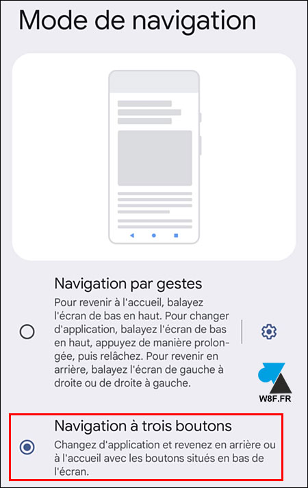 Google Pixel 3 boutons accueil