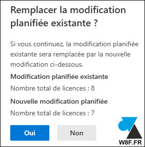 Microsoft 365 licences supprimer