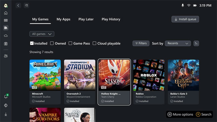 ROG Xbox Ally os windows 11