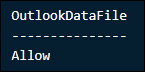 exchange online pst allow