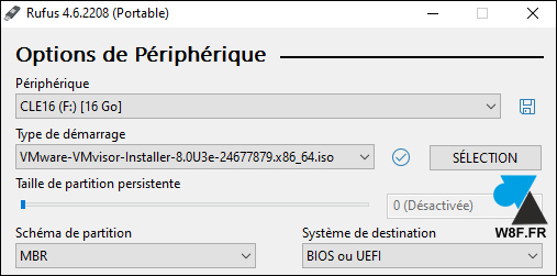 rufus iso vmware