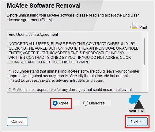 desinstaller mcafee 2
