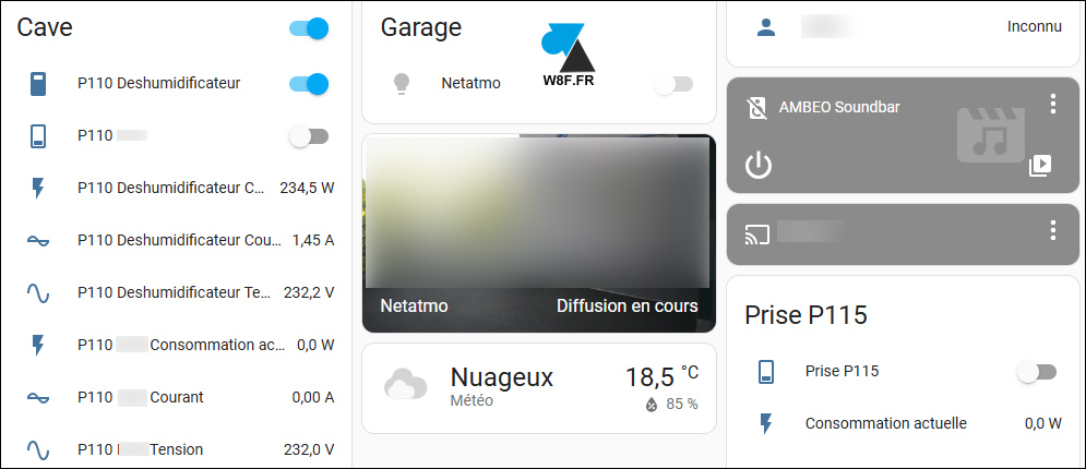 home assistant accueil