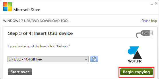 tutoriel creer cle usb installation iso