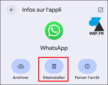 google pixel android desinstaller app