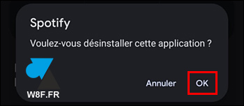 google pixel desinstaller spotify