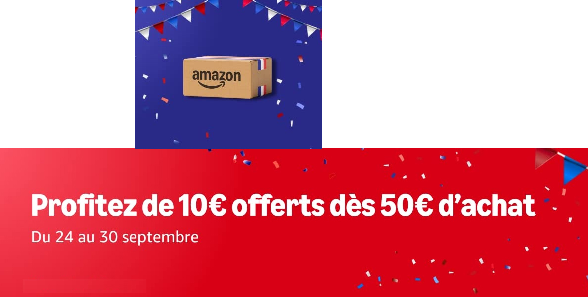 Amazon : 10 € de réduction pour 50 € d'achat | WindowsFacile.fr