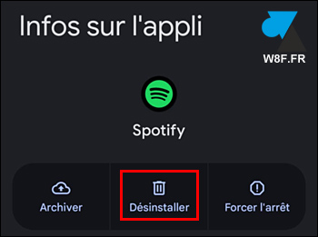 tutoriel google pixel desinstaller spotify