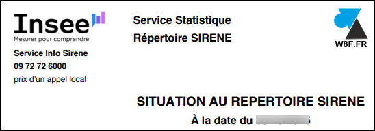 insee avis de situation entreprise france siren siret insee avis de situation entreprise france siren siret