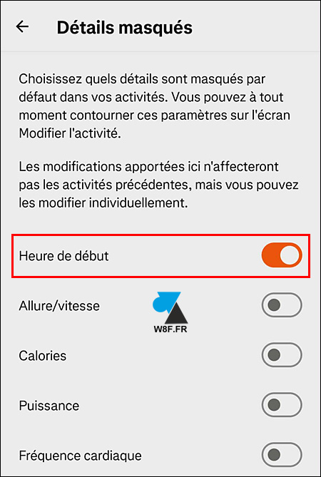 strava cacher heure debut activite strava cacher heure debut activite
