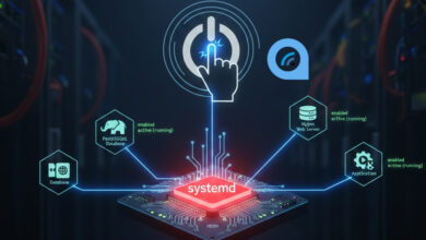 demarrage automatique service linux