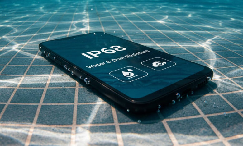 smartphone piscine ip68