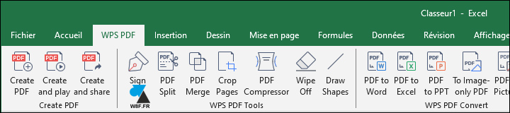 Excel WPS Office PDF