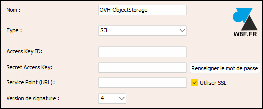 ovh object storage iperius backup