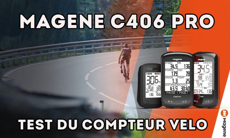 test magene C406 Pro compteur velo