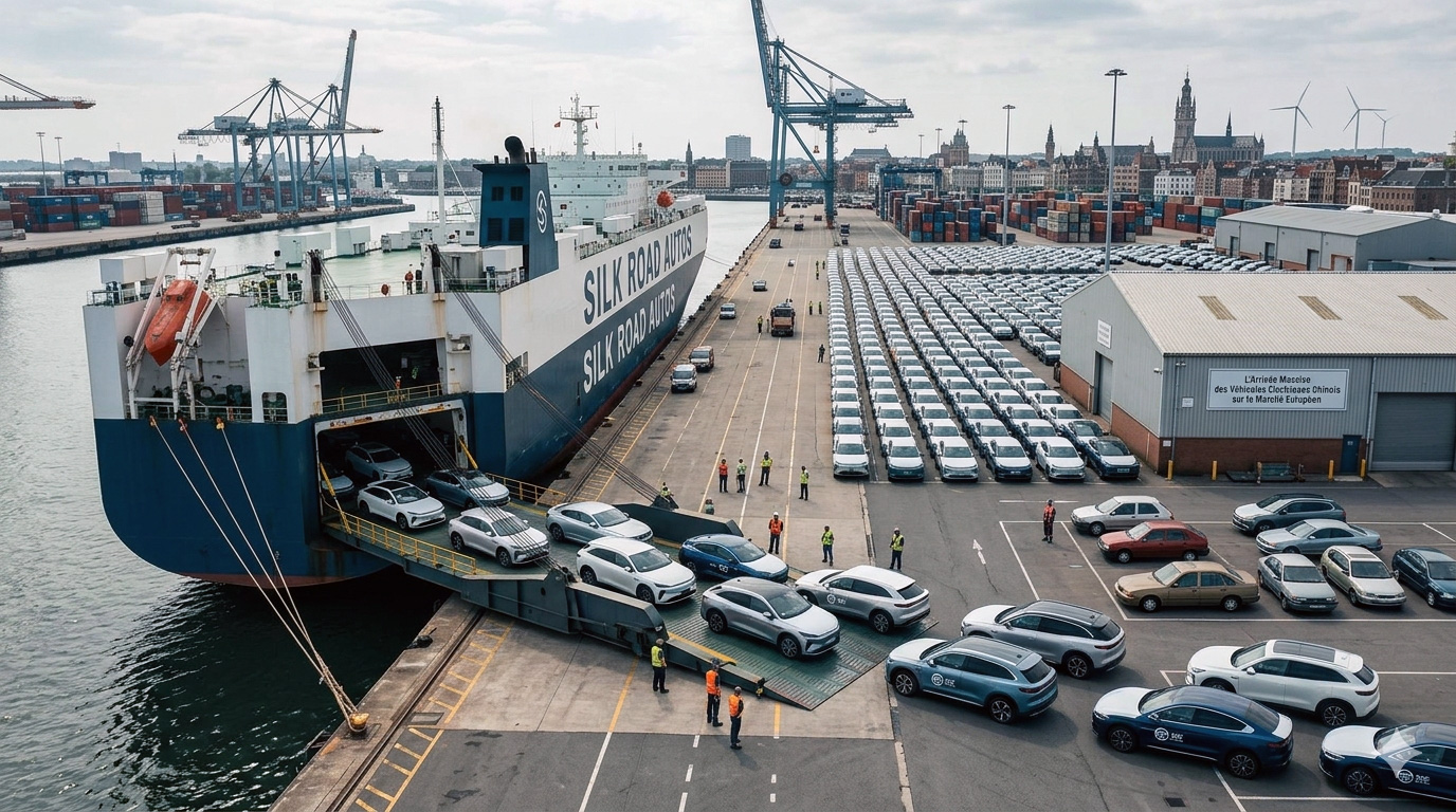 bateau voiture electrique chine europe