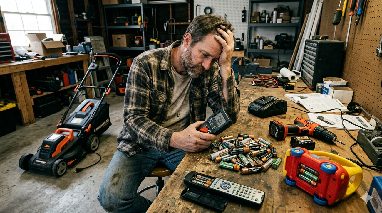 Ne pas laisser une batterie NIMH totalement déchargée