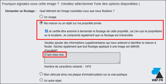 Google Maps Streetview signaler floutage