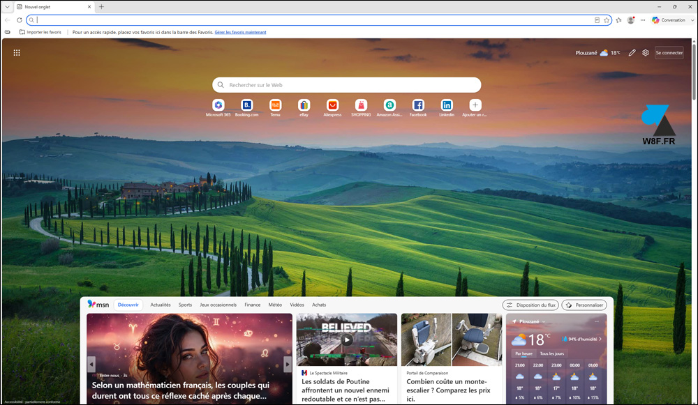 microsoft edge page accueil defaut microsoft edge page accueil defaut