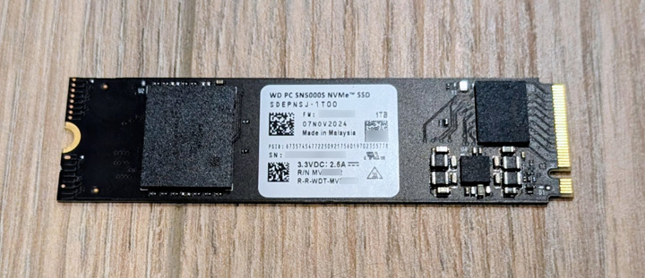 photo WD 1 To SSD NVMe Freebox Pro