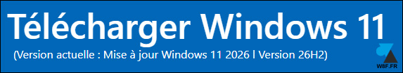 telecharger windows 11 26H2 telecharger windows 11 26H2